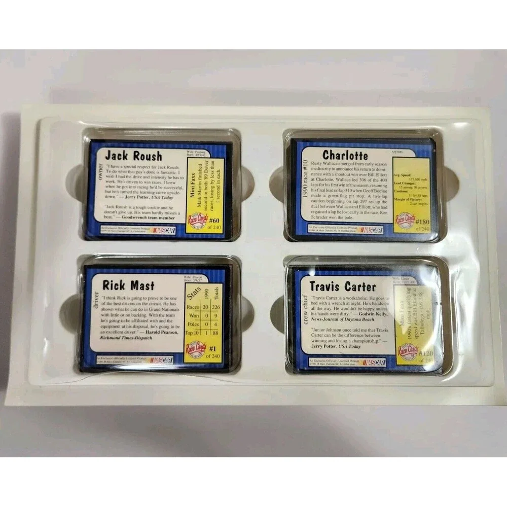 1991 MAXX Race Cards NASCAR Trading Cards Box Set 240